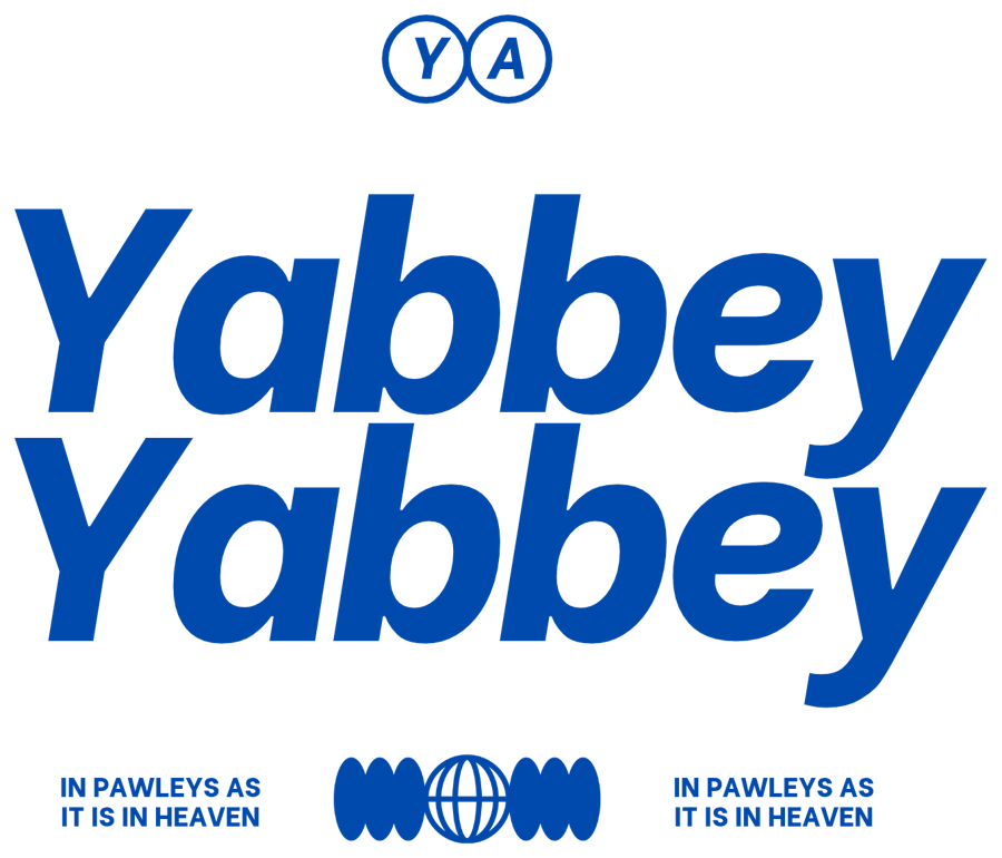 Yabbey logo: In Pawleys as it is in Heaven